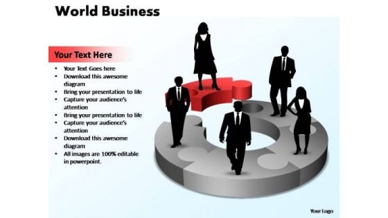 PowerPoint Template Leadership World Business Ppt Slides