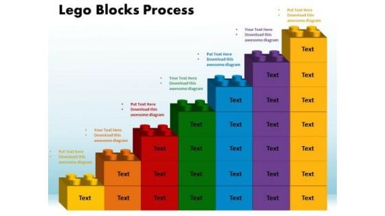 PowerPoint Template Lego Blocks Process Business Ppt Template