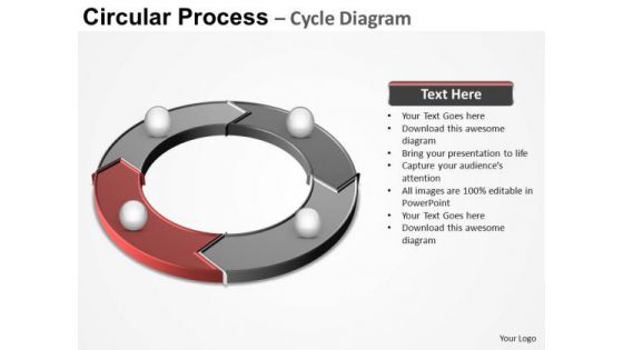 PowerPoint Template Marketing Circular Process Ppt Presentation