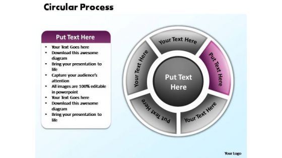 PowerPoint Template Marketing Circular Process Ppt Slide Designs