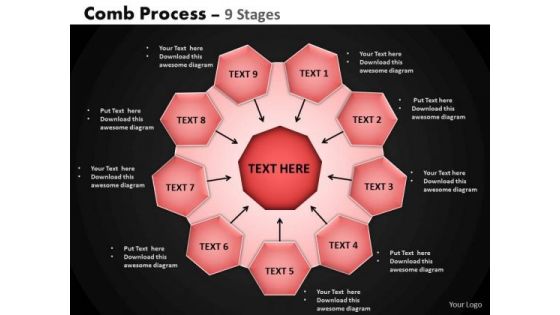 PowerPoint Template Marketing Hub And Spokes Process Ppt Themes PowerPoint Template Marketing Hub And Spokes Process Ppt Themes