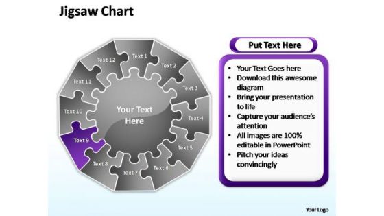 PowerPoint Template Marketing Jigsaw Ppt Slides