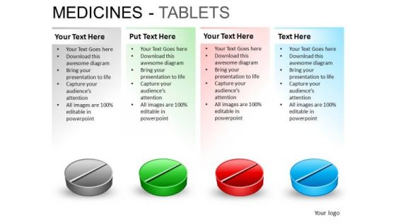 PowerPoint Template Marketing Medicine Tablets Ppt Themes