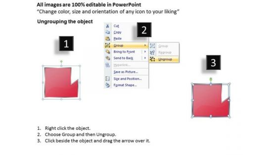 PowerPoint Template Multicolored Sequential Chain Marketing Flow Design