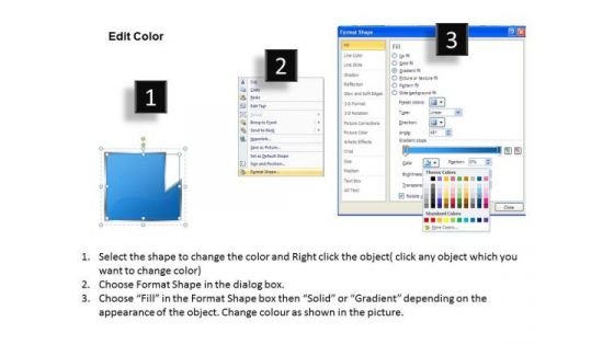 PowerPoint Template Multicolored Sequential Flow Spider Diagram Design