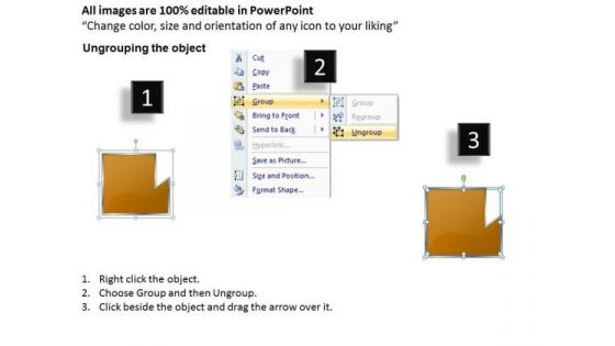 PowerPoint Template Multicolored Sequential Strip Marketing Flow Graphic