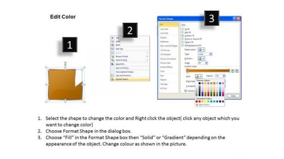 PowerPoint Template Multicolored Sequential Strip Marketing Flow Graphic