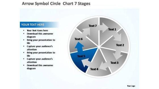 PowerPoint Template Process Circle Chart Ppt Backgrounds