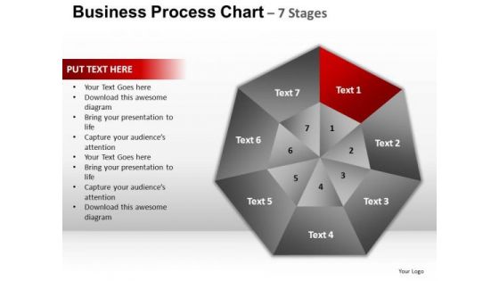 PowerPoint Template Process Circular Quadrant Ppt Presentation