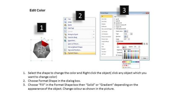 PowerPoint Template Process Circular Quadrant Ppt Presentation Slide03