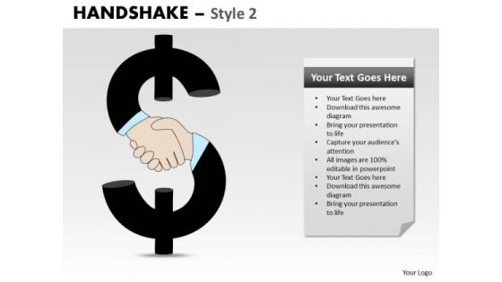 PowerPoint Template Process Handshake Ppt Slides
