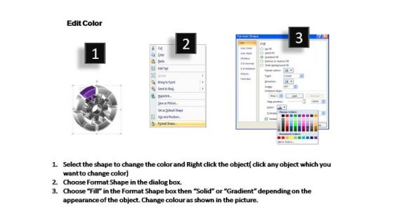 PowerPoint Template Process Interconnected Circular Chart Ppt Slide Slide03