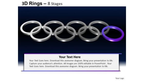 PowerPoint Template Process Rings Ppt Presentation Designs
