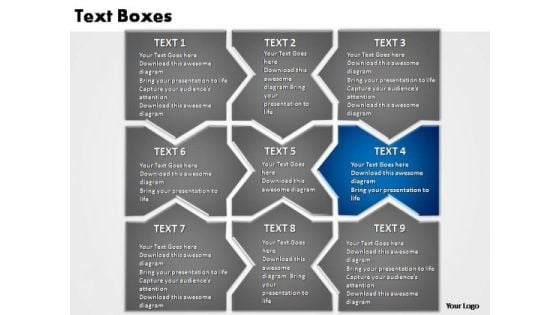 PowerPoint Template Process Uniform Business Ppt Design Slides