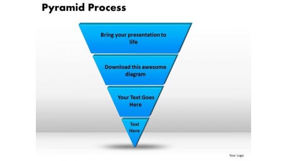 PowerPoint Template Pyramid Process Success Ppt Slide