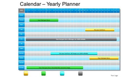 PowerPoint Template Sales Blue Calendar 2012 Ppt Slide PowerPoint Template Sales Blue Calendar 2012 Ppt Slide