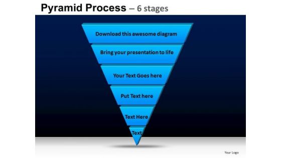 PowerPoint Template Sales Pyramid Process Ppt Themes