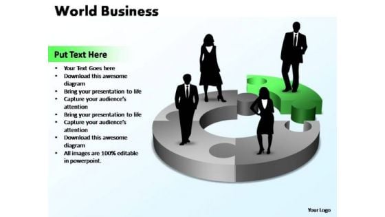 PowerPoint Template Sales World Business Ppt Slides