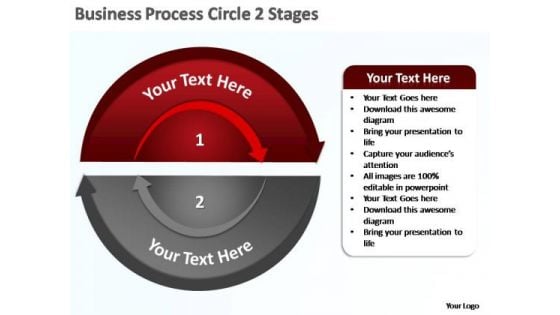 PowerPoint Template Strategy Business Process Circle Ppt Slides