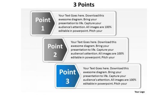 PowerPoint Template Strategy Points Ppt Theme