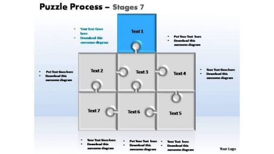 PowerPoint Template Strategy Puzzle Ppt Slides