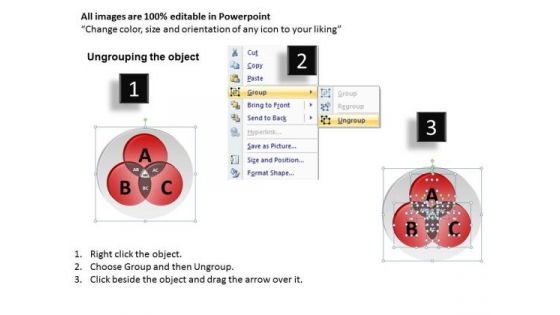PowerPoint Template Strategy Venn Diagram Ppt Presentation