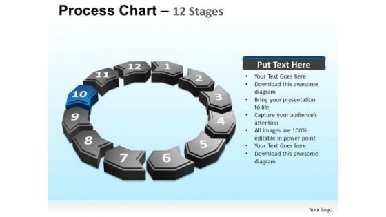 PowerPoint Template Success Cyclical Process Ppt Template