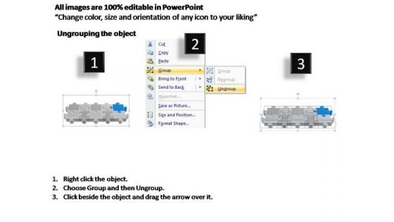 PowerPoint Template Success Puzzle Process Ppt Backgrounds