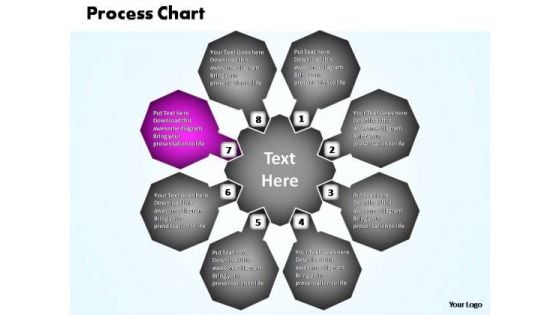 PowerPoint Template Teamwork Business Process Chart Ppt Themes