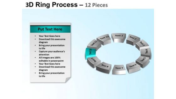 PowerPoint Template Teamwork Cycle Diagram Ppt Template