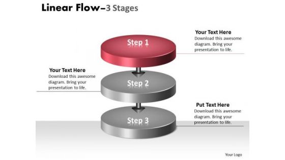 PowerPoint Template Vertical Slide Numbers For Commerce Strategy Graphic