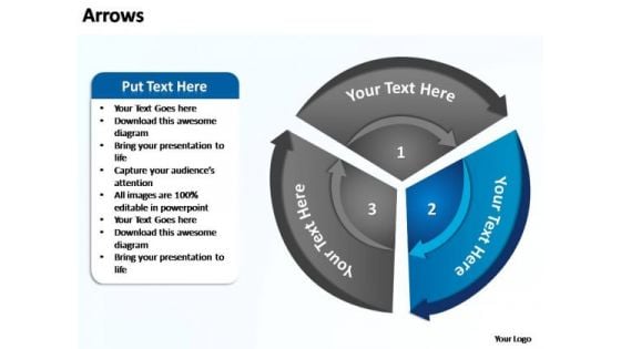 PowerPoint Templates Business Circular Curved Procedure Ppt Design