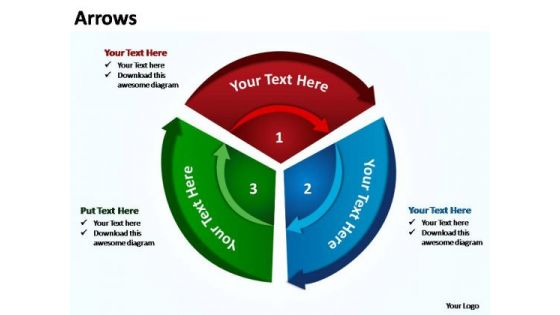 PowerPoint Templates Business Circular Curved Procedure Ppt Themes