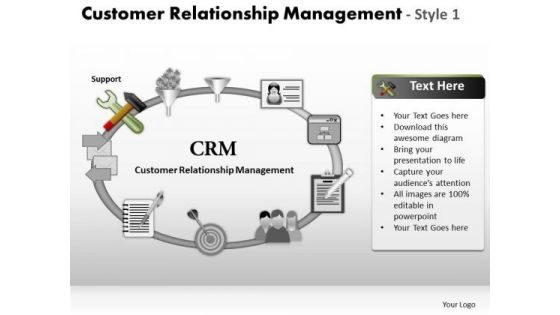 PowerPoint Templates Business Customer Relationship Management Ppt Slides