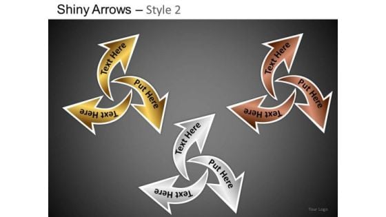 PowerPoint Templates Business Designs Shiny Arrows 2 Ppt Presentation