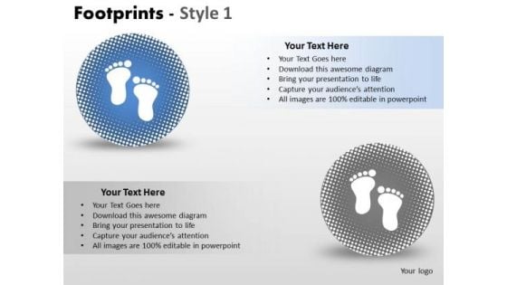 PowerPoint Templates Business Footprints Ppt Themes