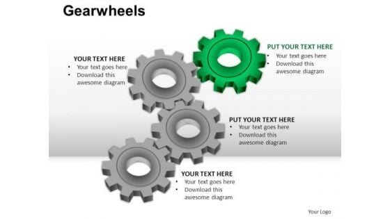 PowerPoint Templates Business Gear Wheel Ppt Themes