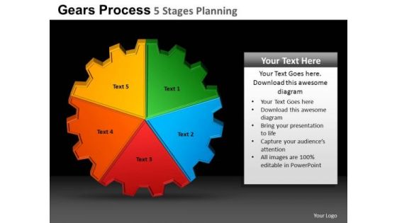 PowerPoint Templates Business Gears Process Ppt Themes