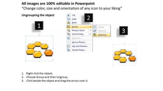 PowerPoint Templates Business Hexagonal Combs Ppt Presentation