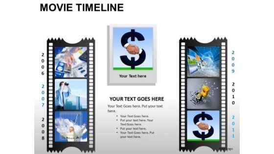 PowerPoint Templates Business Movie Timeline Ppt Process