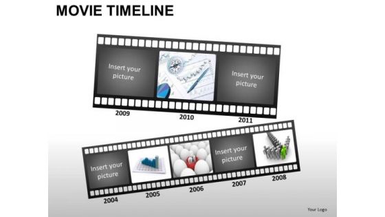 PowerPoint Templates Business Movie Timeline Ppt Slides