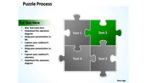 PowerPoint Templates Business Puzzle Process 2 X 2 Ppt Designs