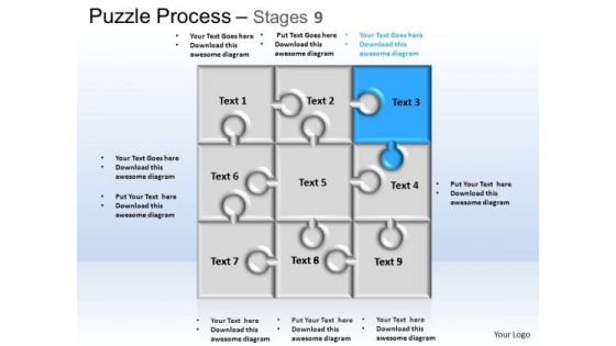 PowerPoint Templates Business Puzzle Process Ppt Slide