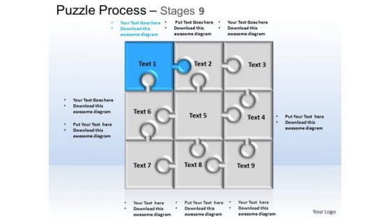 PowerPoint Templates Business Puzzle Process Ppt Theme