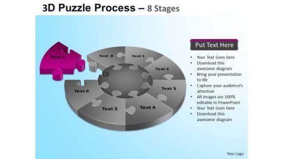 PowerPoint Templates Business Puzzle Segment Pie Chart Ppt Designs