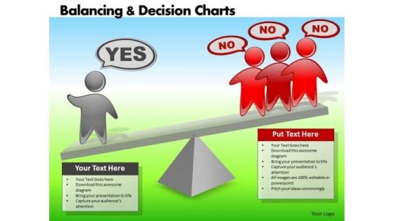 PowerPoint Templates Business Strategy Balancing Decision Charts Ppt Themes