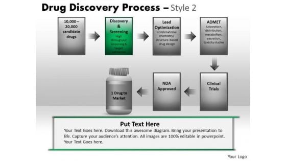 PowerPoint Templates Business Strategy Drug Discovery Process Ppt Presentation