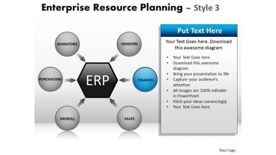 PowerPoint Templates Business Strategy Enterprise Resource Planning Ppt Themes