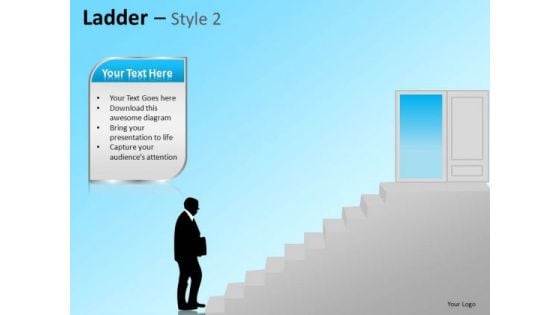 PowerPoint Templates Business Strategy Ladder Ppt Themes