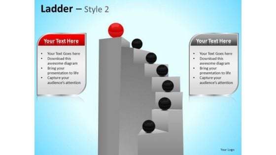 PowerPoint Templates Business Teamwork Ladder Ppt Themes